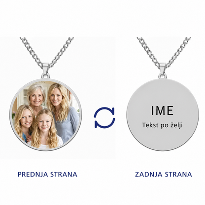 Medaljon sa Slikom u Boji